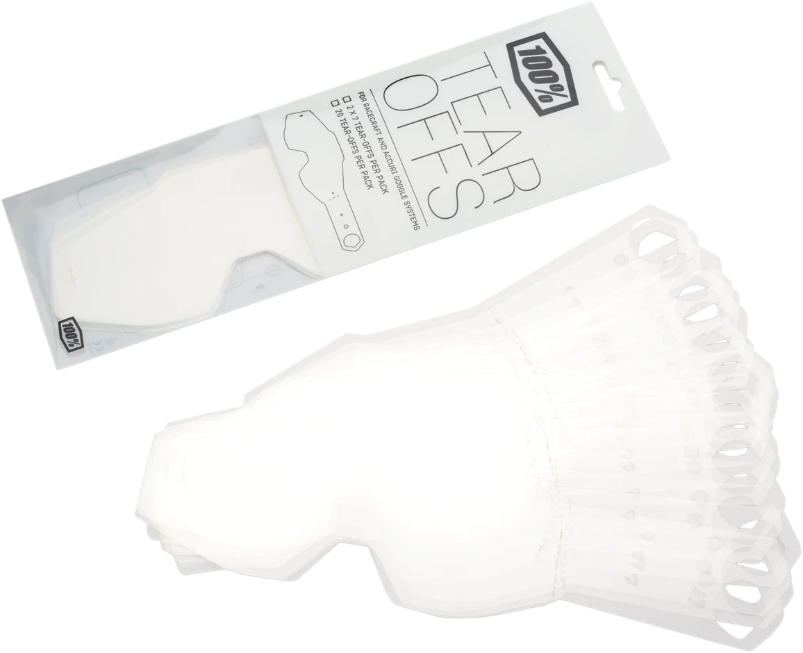 100% Tear-Offs - Standard - 50 Pack 59012-00001