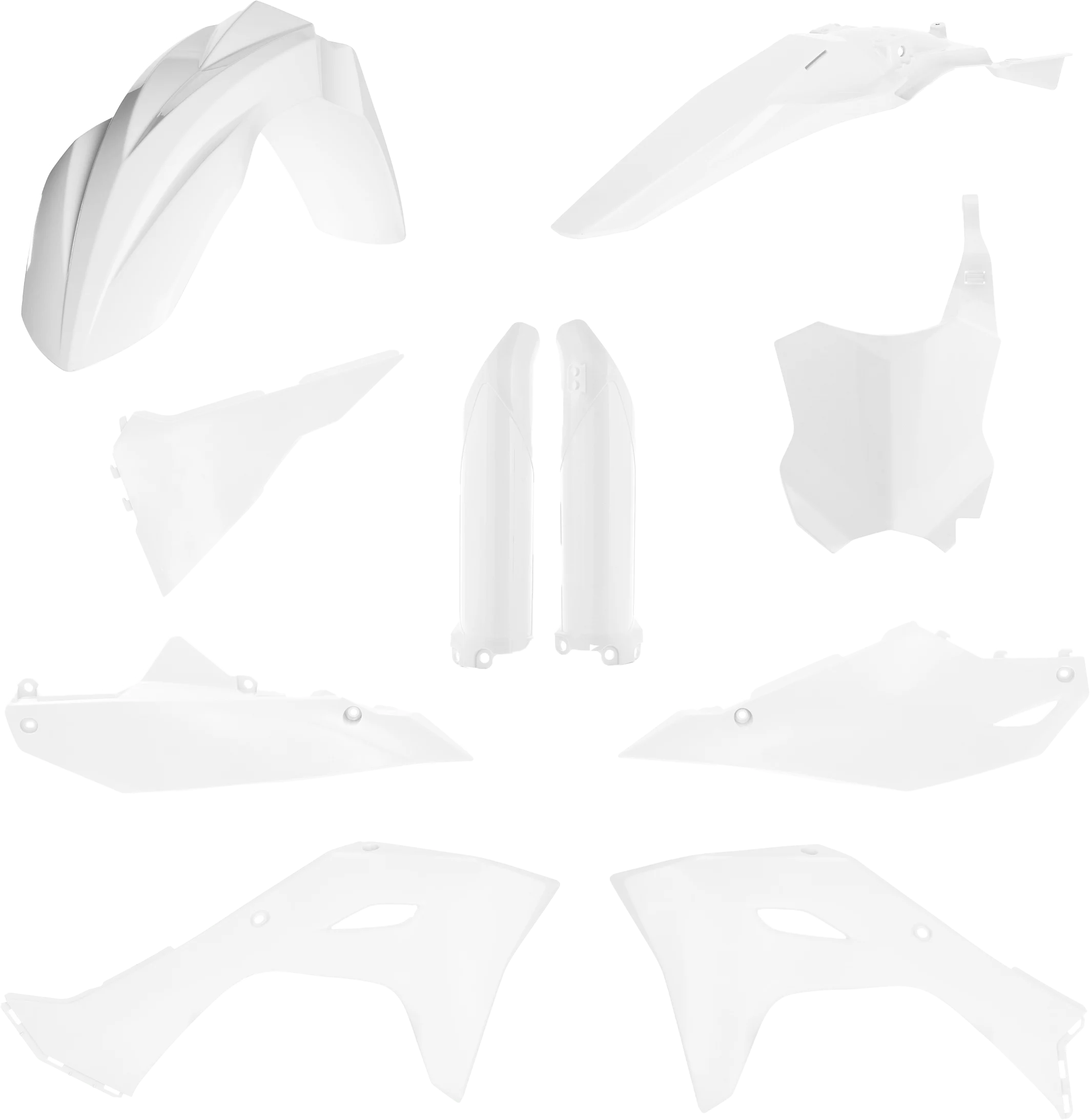 Full Plastic Kit Kaw White