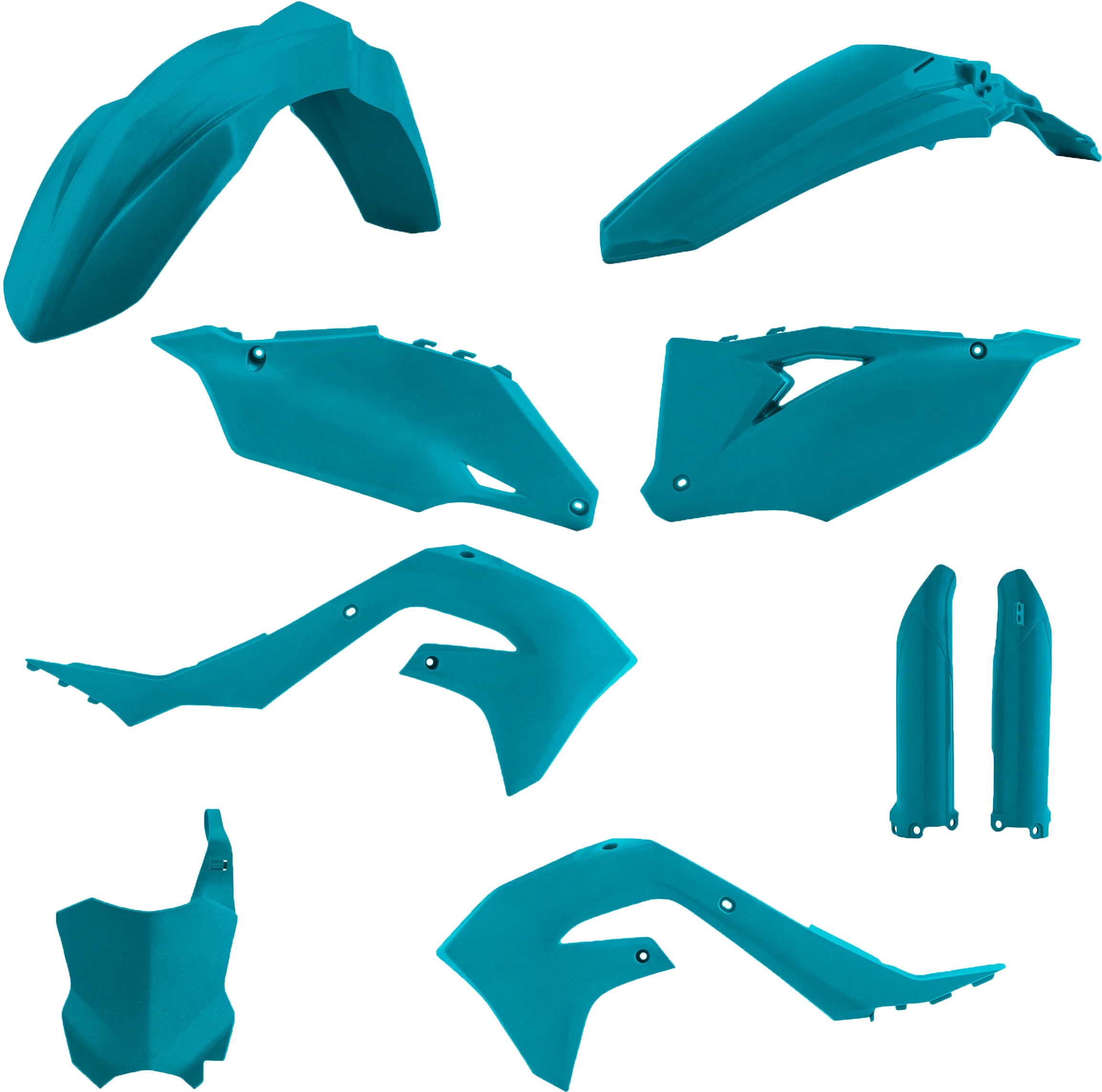 Full Plastic Kit Kaw Teal Metallic