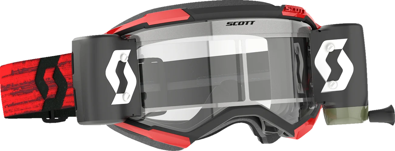 SCOTT Fury WFS Goggles - Dark Red - Clear Works 278596-0084113