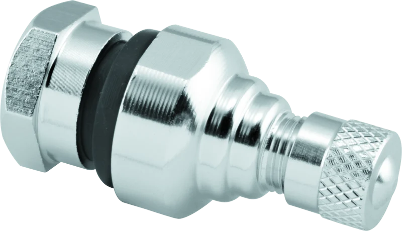 BikeMaster Valve Stem Aluminum 11.3mm Pair Silver - 151976