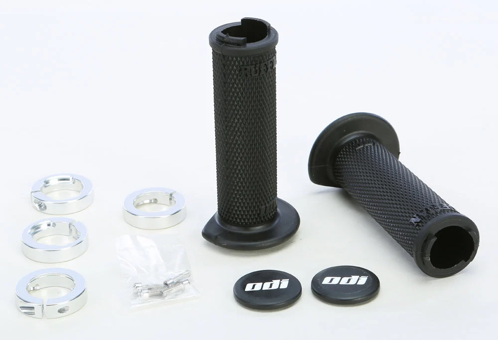 Atv Ruffian Lockon Grip 120mm Black/Silver