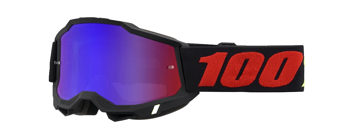 100% Accuri 2 Goggles - Morphuis - Red/Blue Mirror 50014-00022