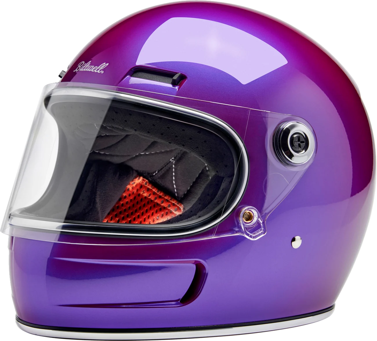 BILTWELL Gringo SV Helmet - Metallic Grape - Medium 1006-339-503