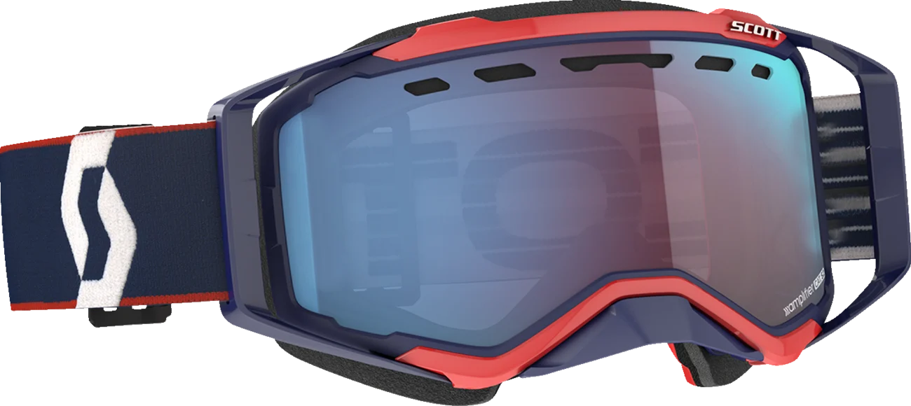 SCOTT Prospect Snow Goggles - Blue/Red - Enhancer Blue Chrome 272846-6667347