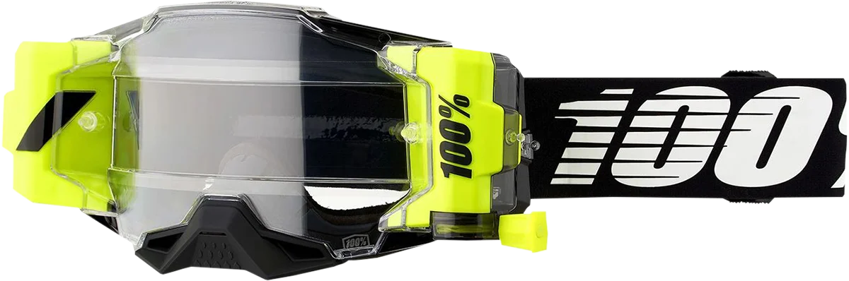 100% Armega Forecast Goggles - Black - Clear 50006-00001