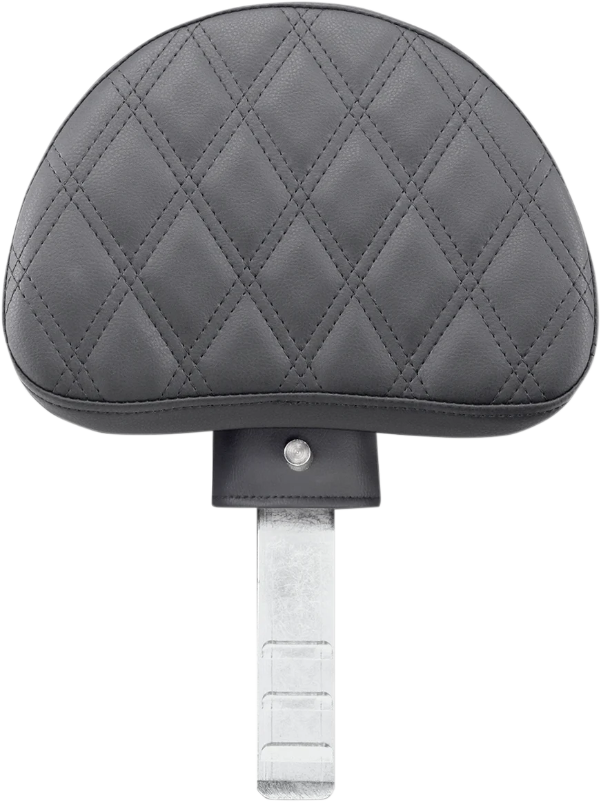 SADDLEMEN Driver's Backrest - Lattice Stitched - Black 11567LS