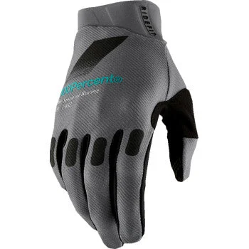 100% Ridefit Gloves - Petrol - Large 10010-00047
