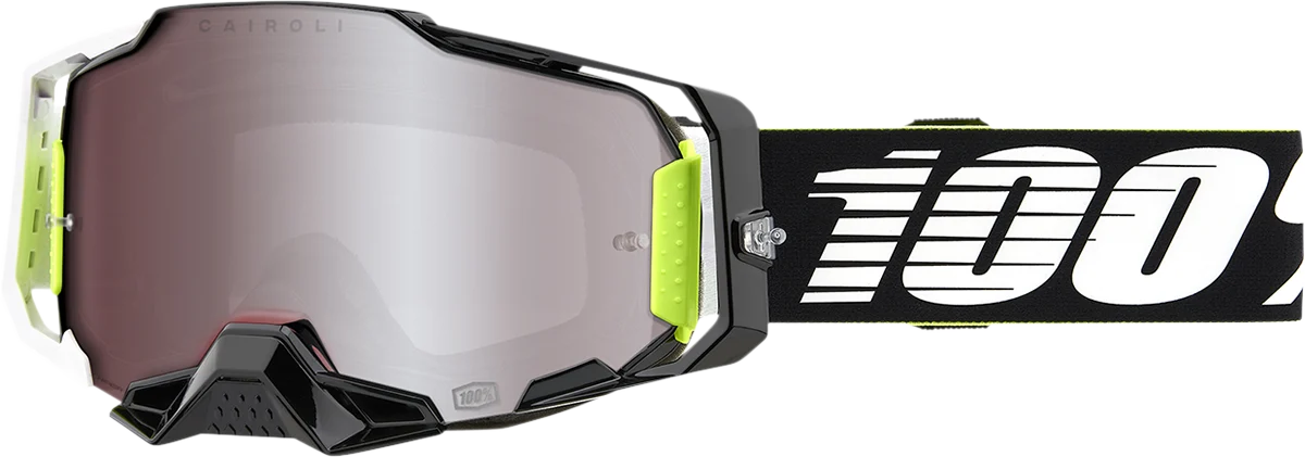 100% Armega Goggles - RACR - HiPER Silver Mirror 50003-00007
