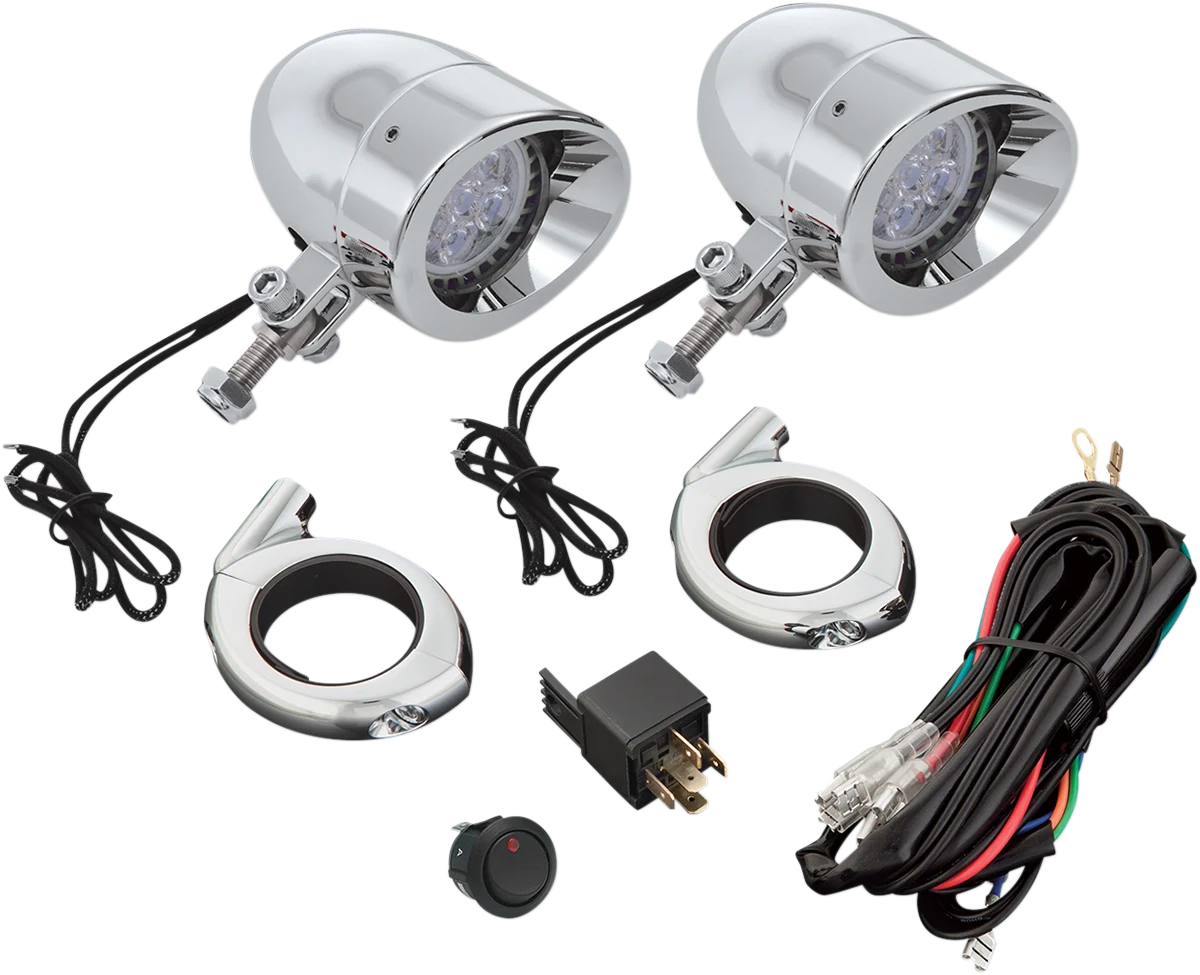 SHOW CHROME 2 3/8" LED Driving Light Kit 55-364L