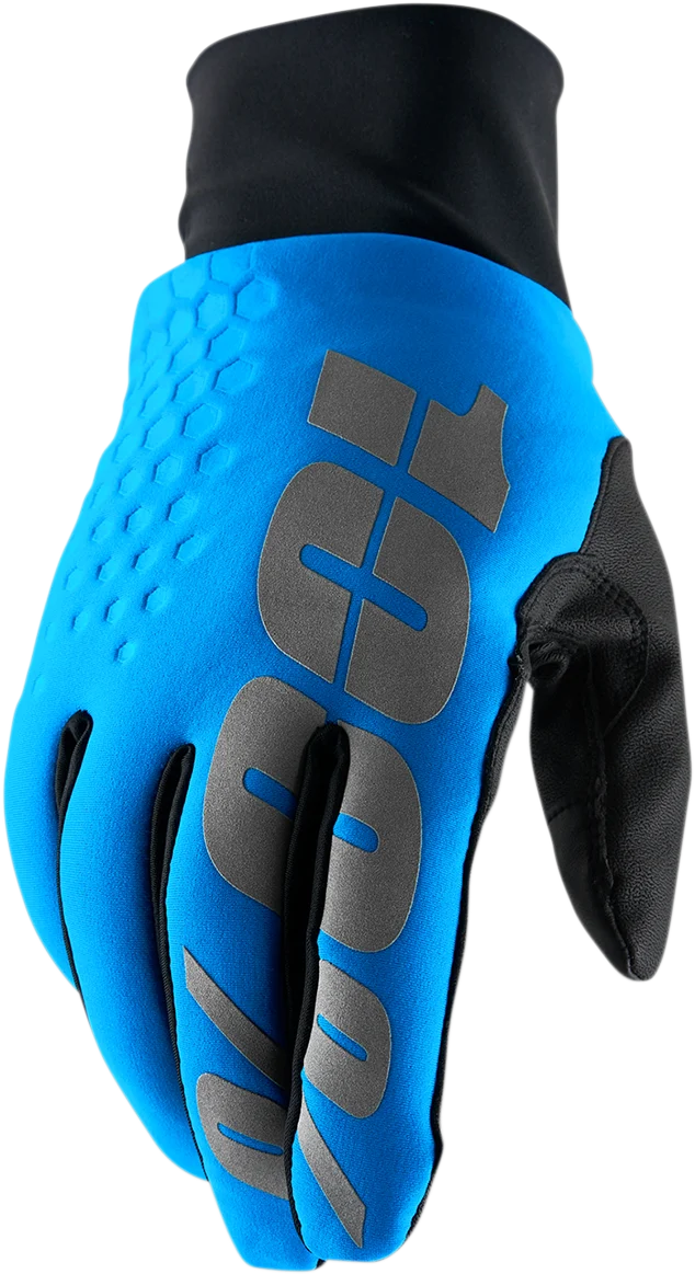 100% Hydromatic Brisker Gloves - Blue - Small 10018-00005