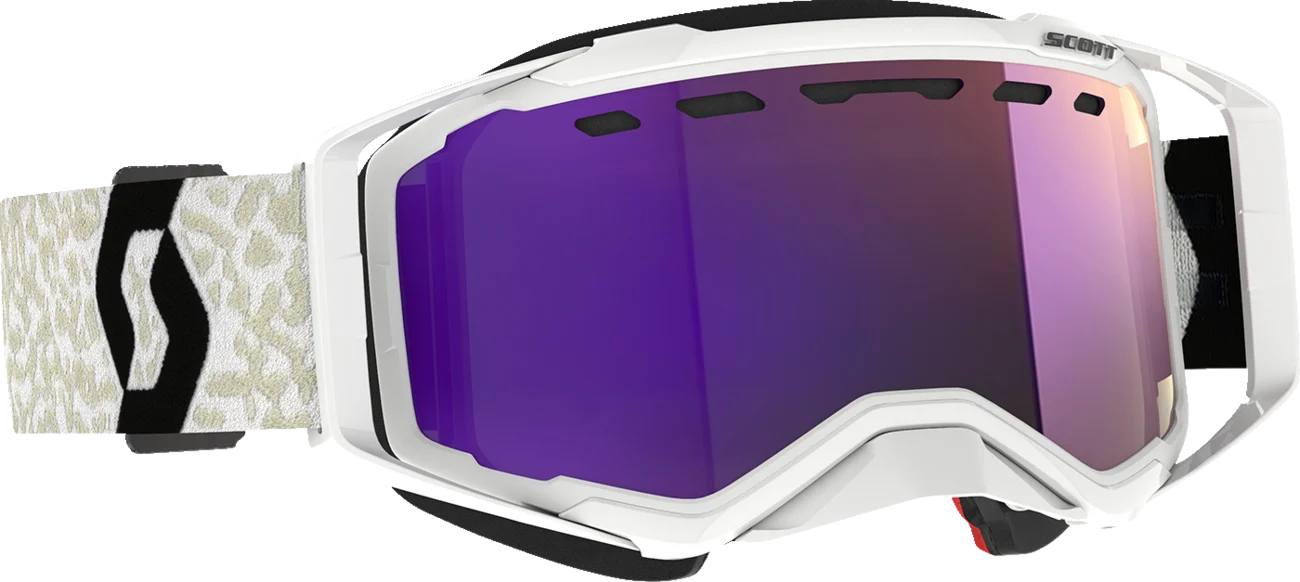SCOTT Prospect Snow Cross Goggle - White/Black - Enhancer Purple Chrome 272846-1035316