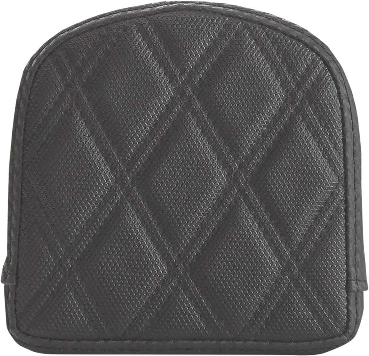 SADDLEMEN Sissy Bar Pad - Lattice Stitched - Black 0408SDC