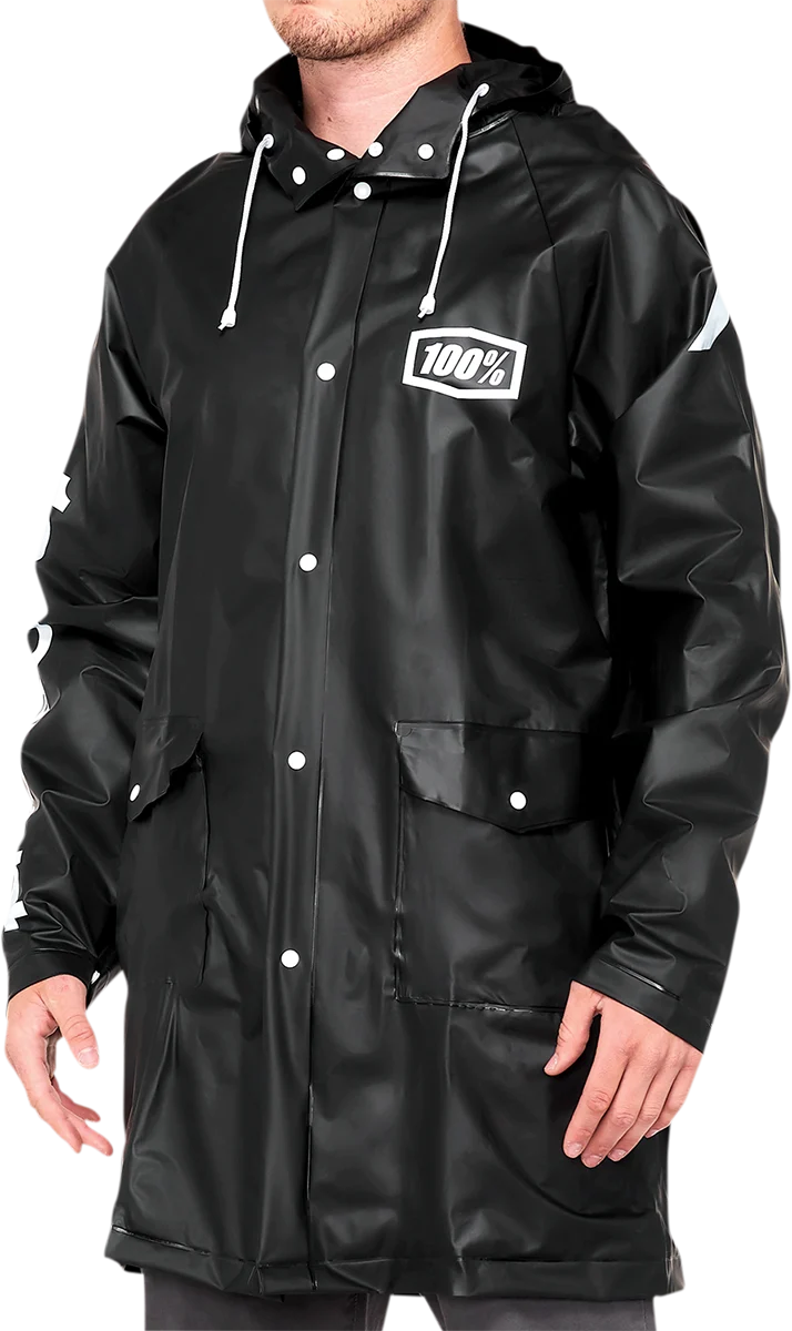 100% Torrent Raincoat - Black - Large 20040-00002
