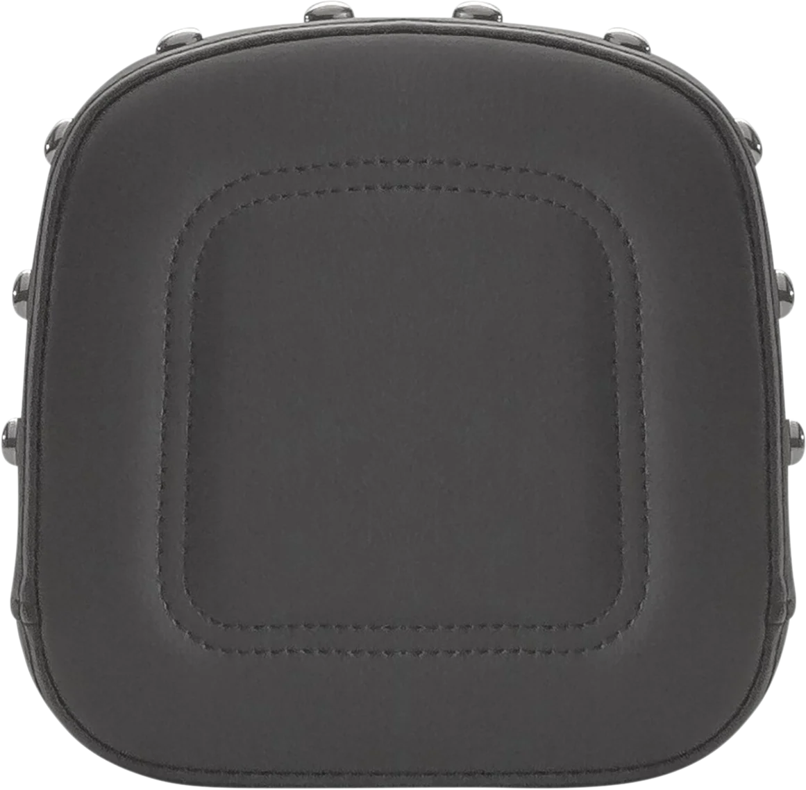 SADDLEMEN Sissy Bar Pad - Contoured - Black - Studded - FL '99-'23 0407Y