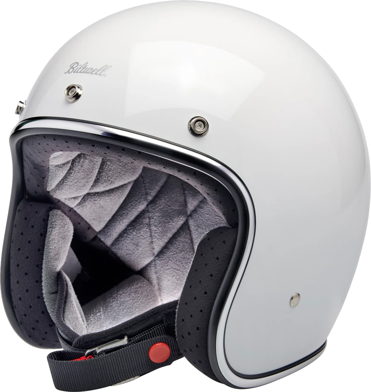 BILTWELL Bonanza Helmet - Gloss White - Small 1001-164-202