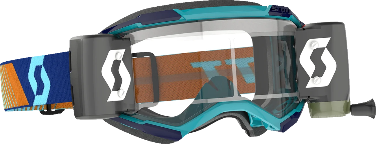 SCOTT Fury WFS Goggles - Royal Blue/Orange - Clear Works 278596-7436113