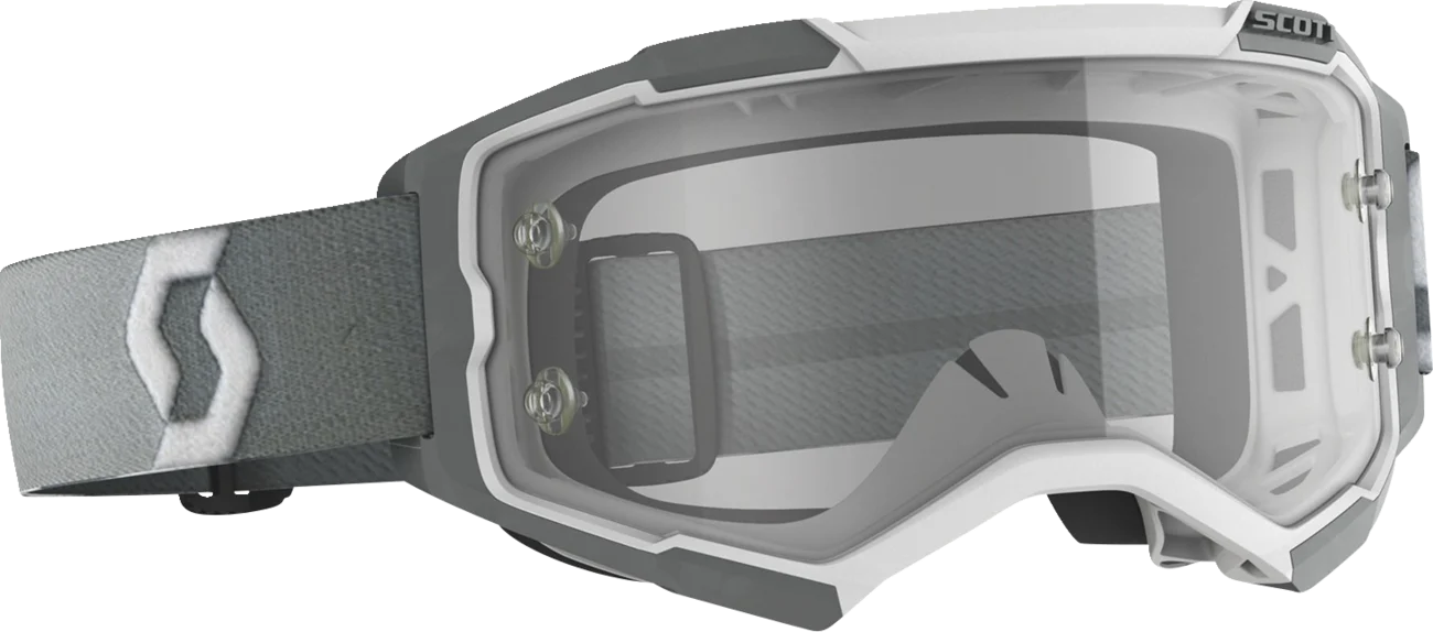 SCOTT Fury Goggle - White/Gray - Clear Works 274514-1039113