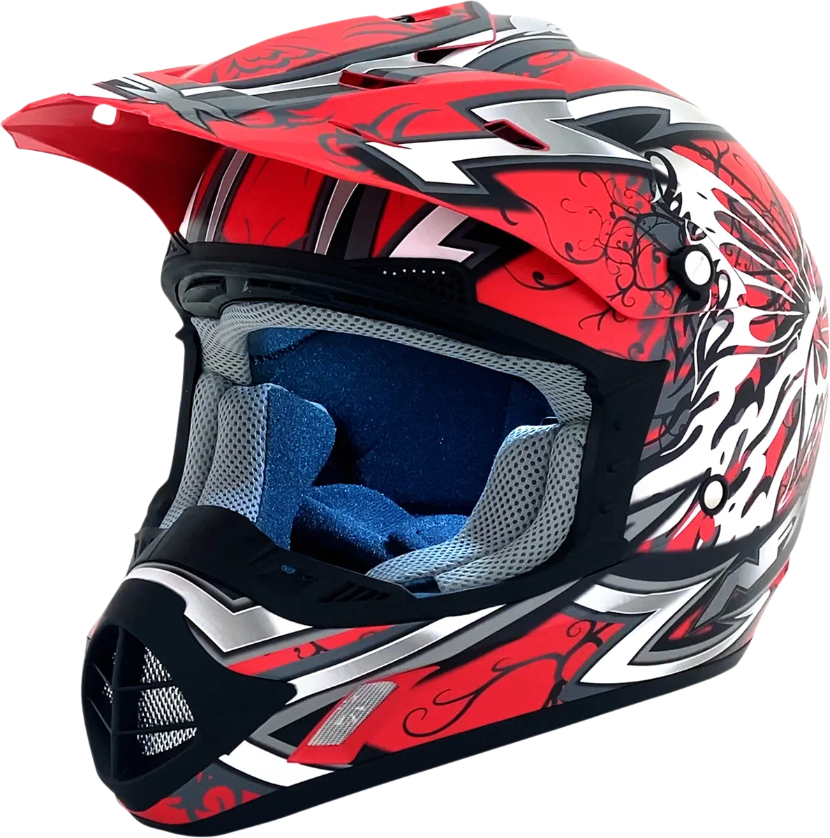 AFX FX-17 Helmet - Butterfly - Matte Ferrari Red - XL 0110-7120