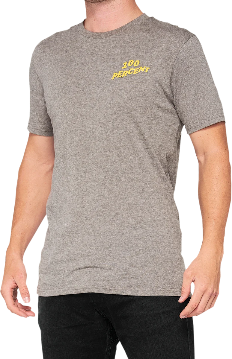 100% Dakota T-Shirt - Heather Gray - Small 32130-188-10