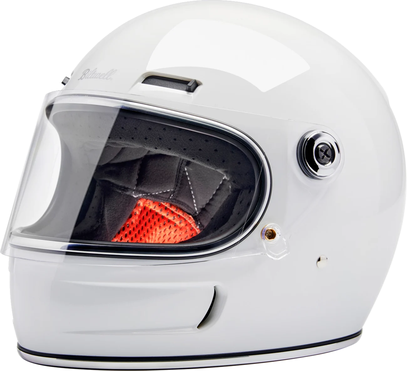 BILTWELL Gringo SV Helmet - Gloss White - Small 1006-104-502
