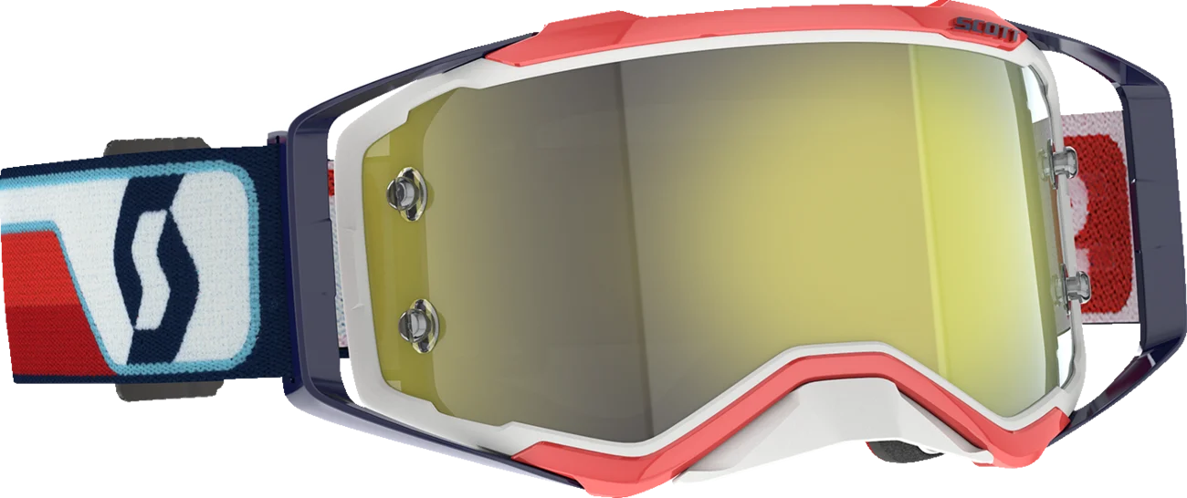 SCOTT Prospect Goggle - Red/White - Yellow Chrome 272821-1005289