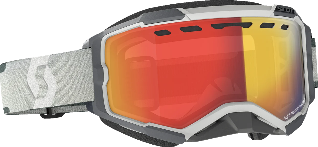 SCOTT Fury Snow Goggles - Light Sensitive - Gray - Red Chrome 278604-0011341