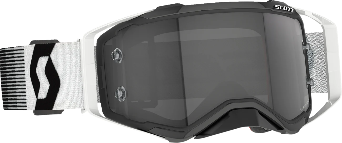 SCOTT Prospect Sand Dust Goggle - Premium Black/White - Light Sensitive Gray 272826-7702327