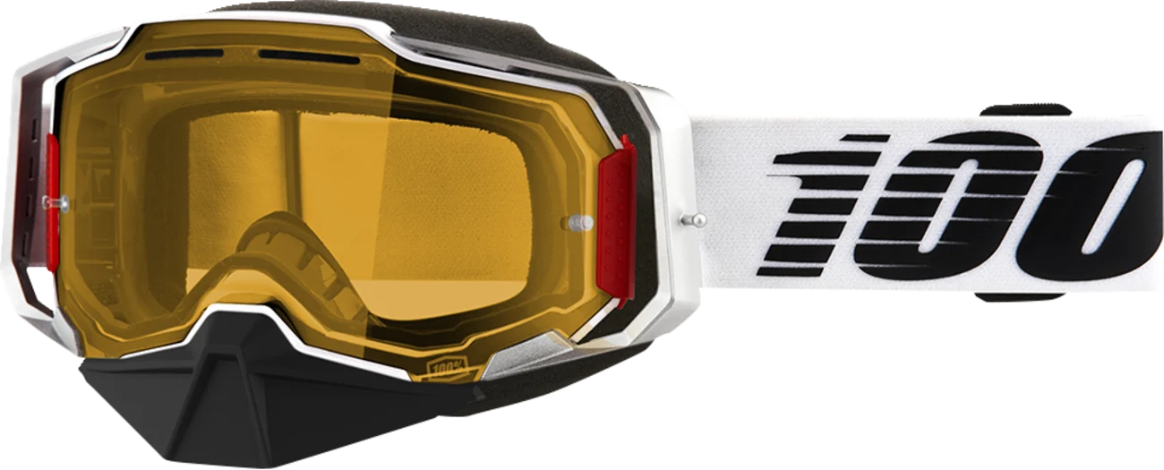100% Armega Snow Goggles - Lightsaber - Yellow 50007-00002
