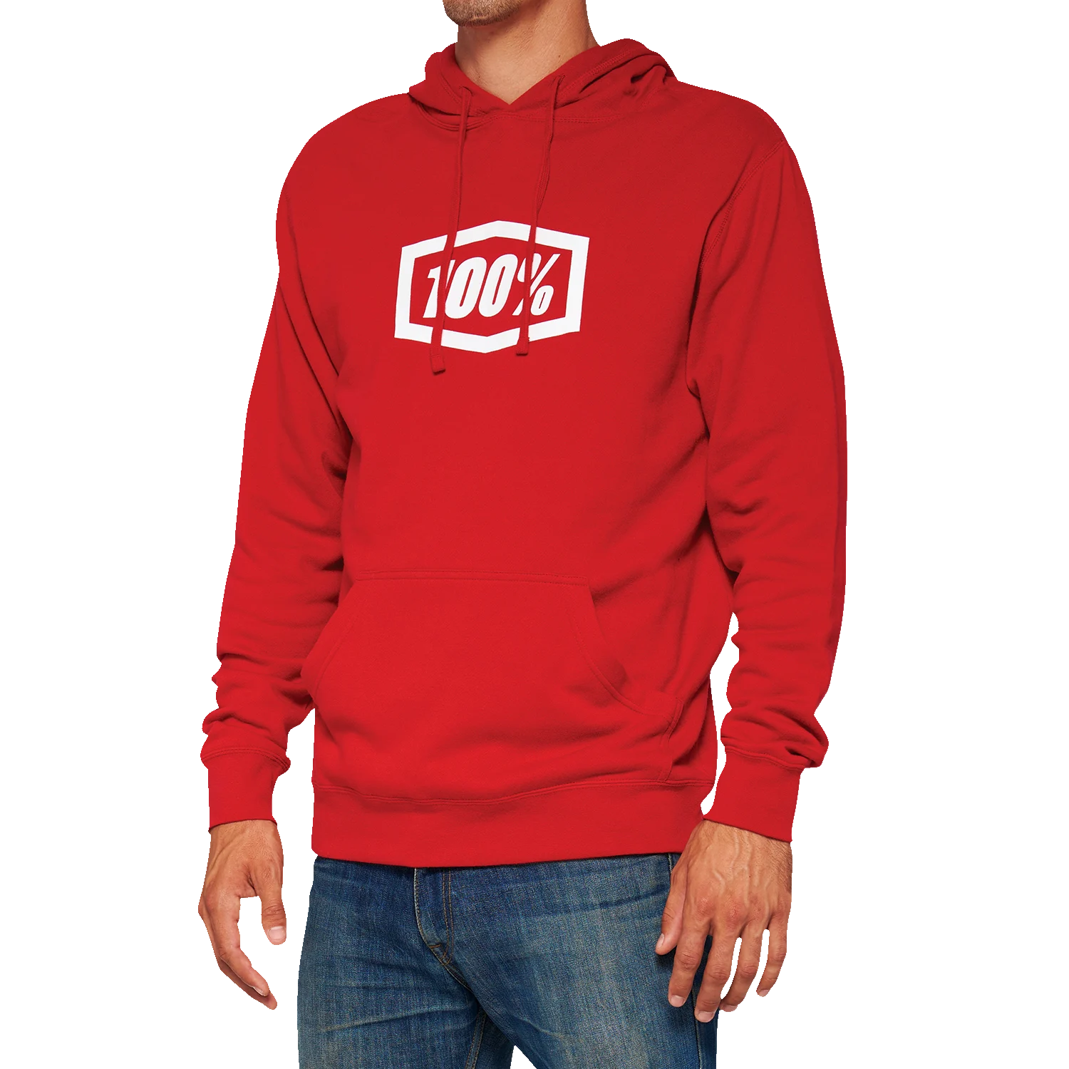 100% Icon Pullover Hoodie - Red - 2XL 20029-00014