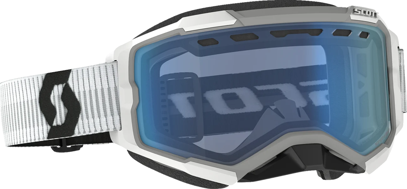 SCOTT Fury Snow Goggles - White - Blue 278605-0002107