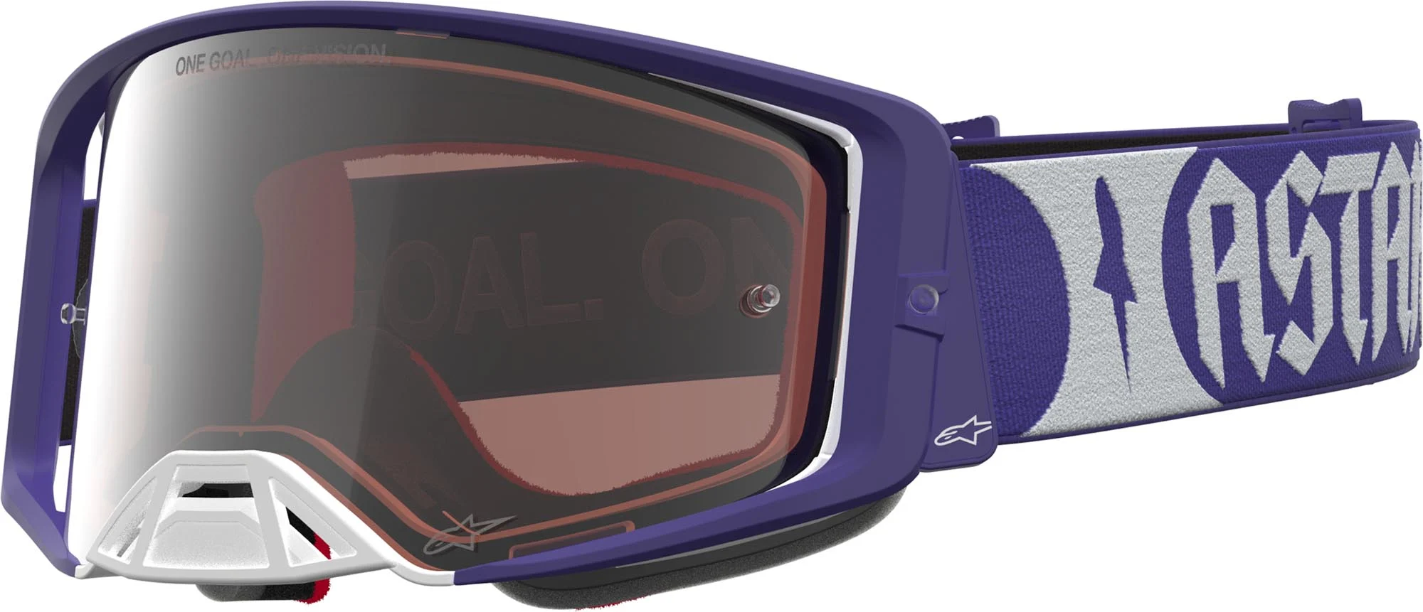 Alpinestars Supertech Atrox Mirror Motocross Goggles  blue/white