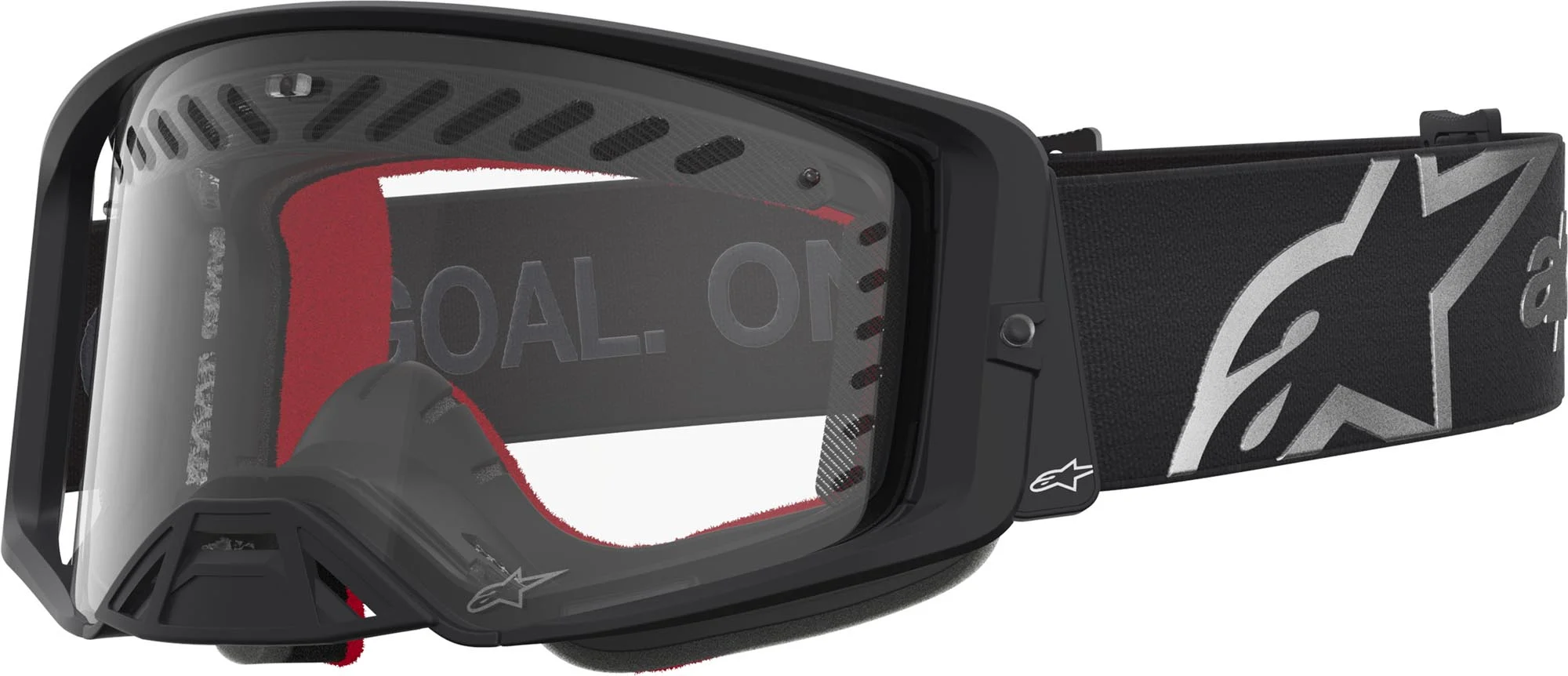 Alpinestars Supertech Dura Air Fluid Motocross Goggles  black/silver
