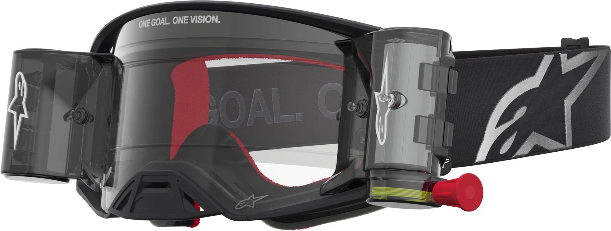 Alpinestars Supertech Firma Roll-Off Motocross Goggles  black/silver