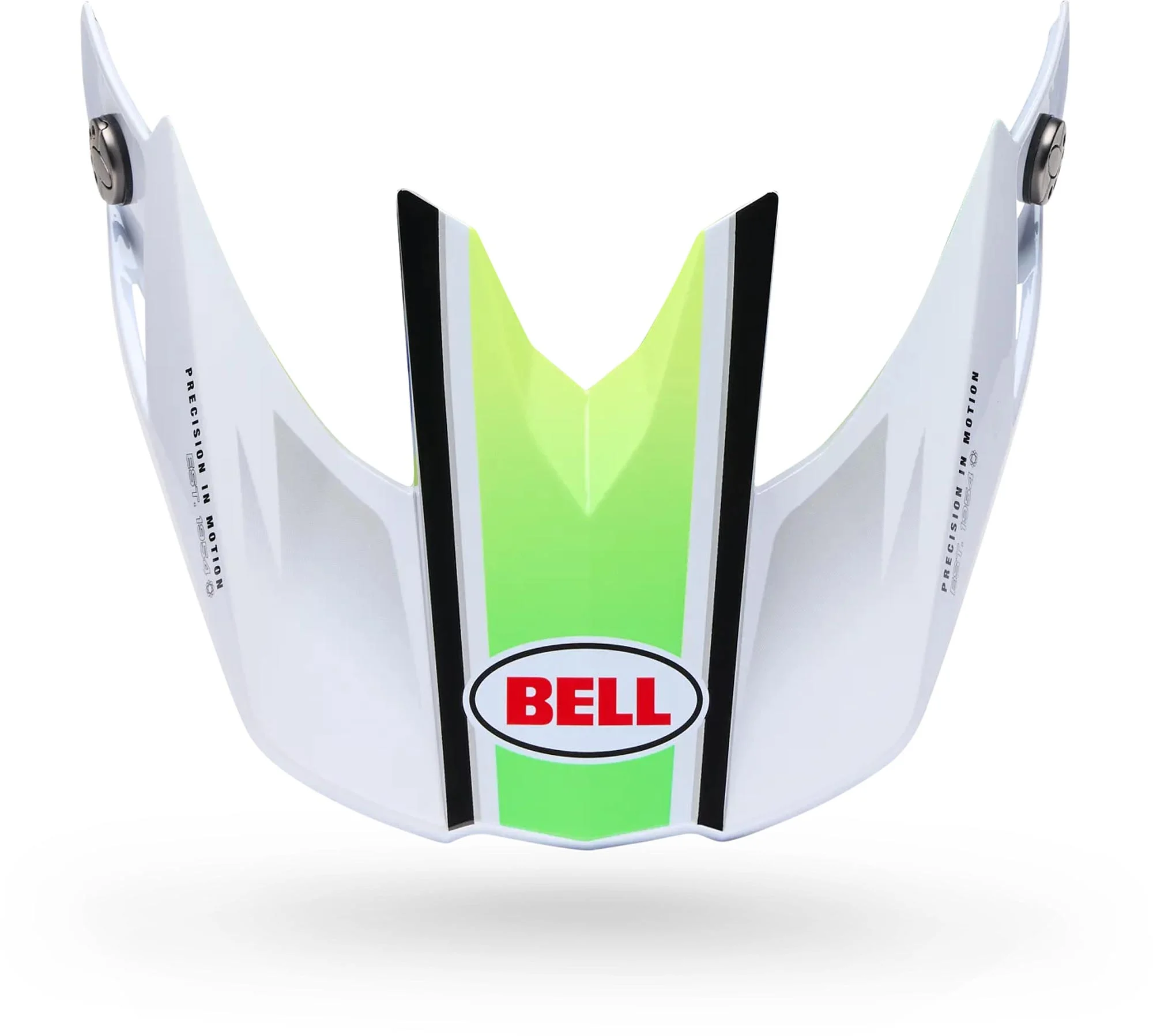 Bell Moto-10 Spherical Grid Helmet Peak  white/blue