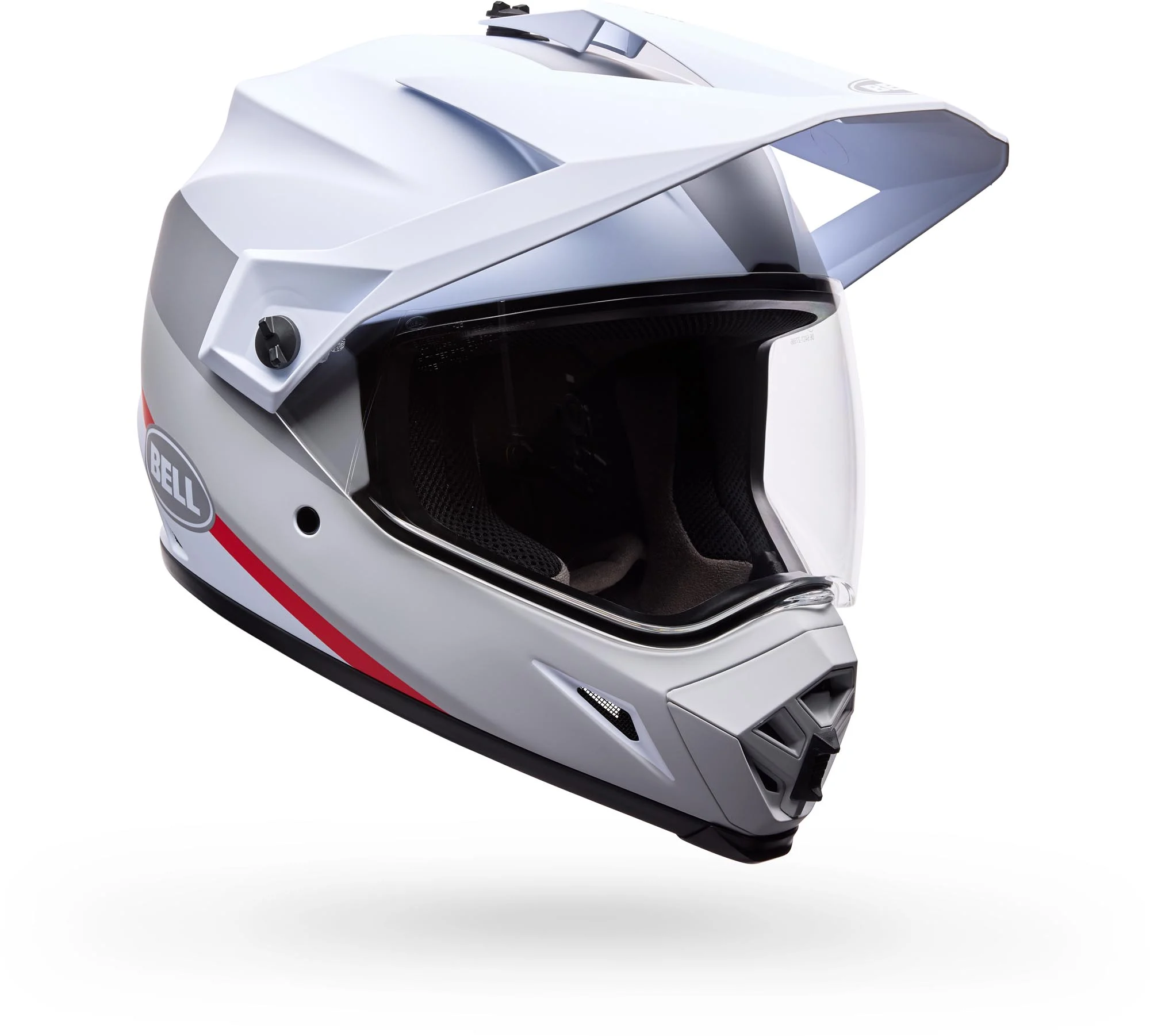 Bell MX-9 Adventure MIPS Trail Enduro Helmet  white/red