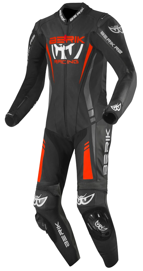 Berik Absolute GP One Piece Motorcycle Leather Suit  black/red