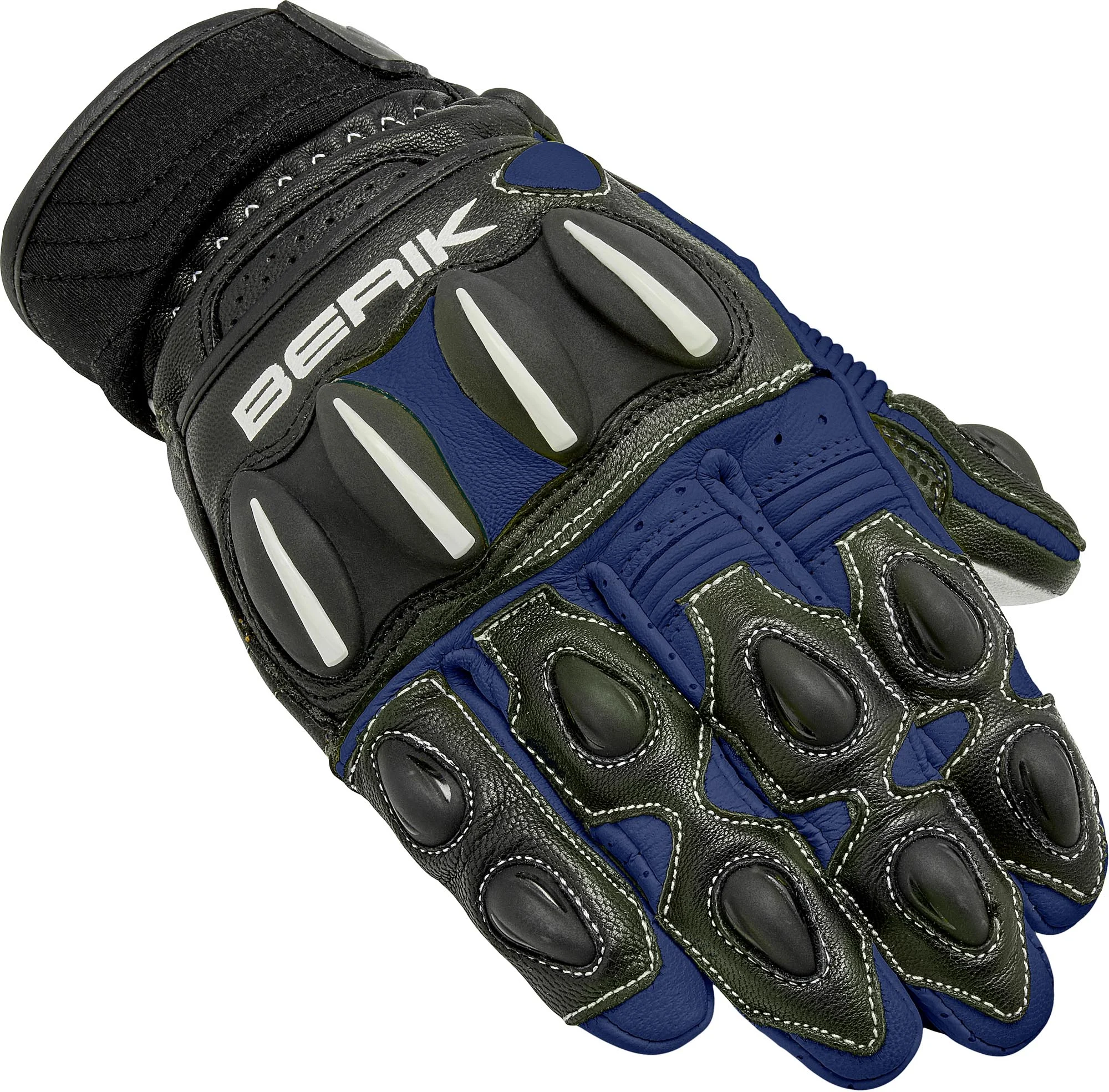 Berik Ariax Adventure Motorcycle Gloves  black/blue