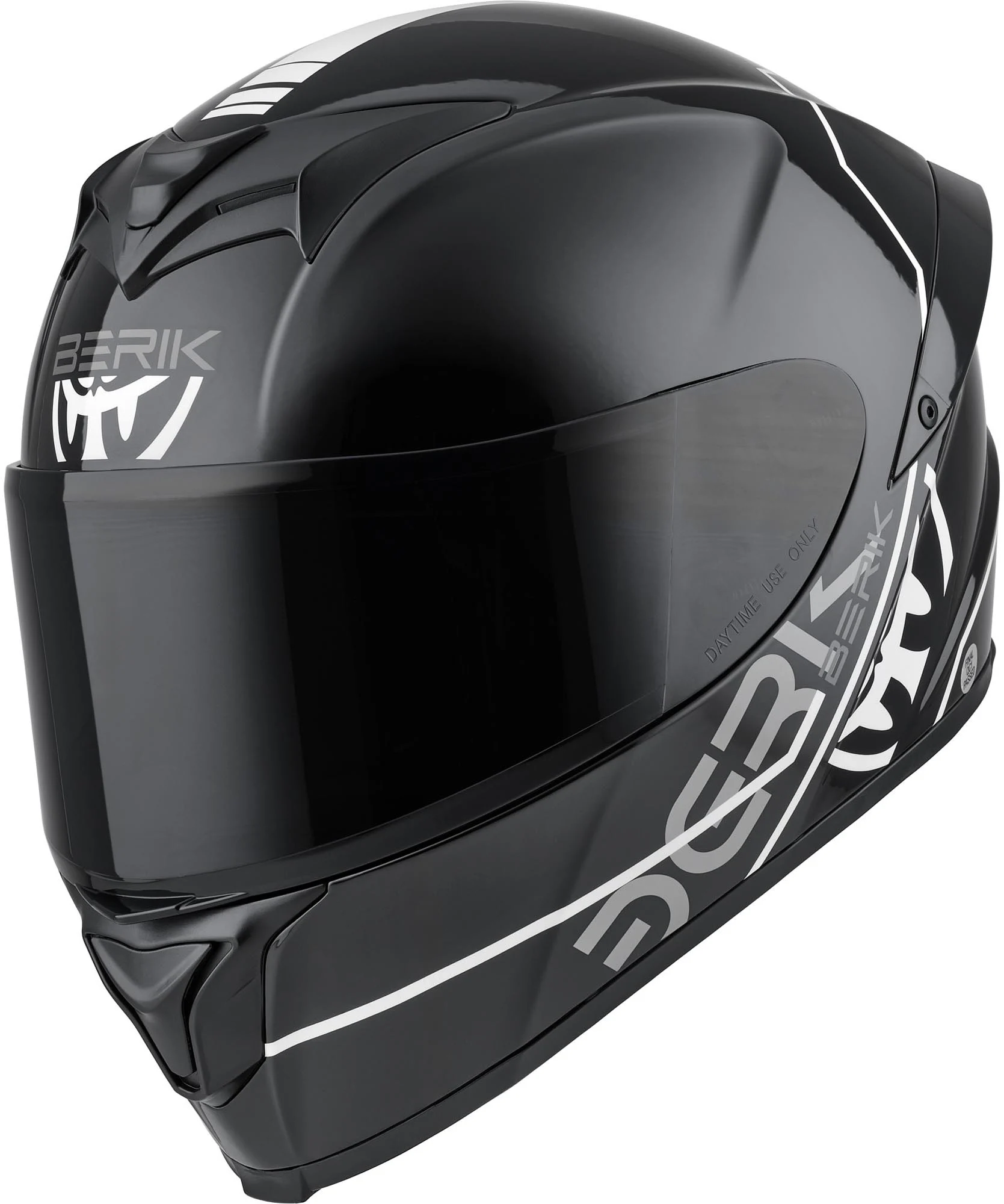 Berik FF867 Taruna Helmet  black/white/grey