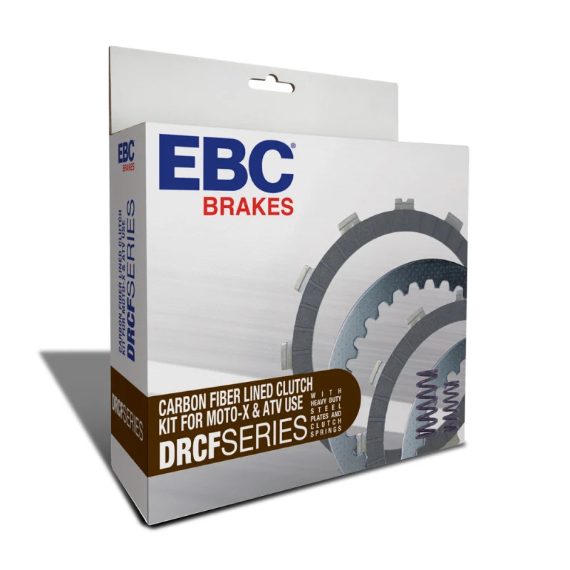 EBC 1999 Honda TRX 400 EX Fourtrax (400cc) DRCF Carbon Fiber Lined MX Race Clutch Kit - DRCF100