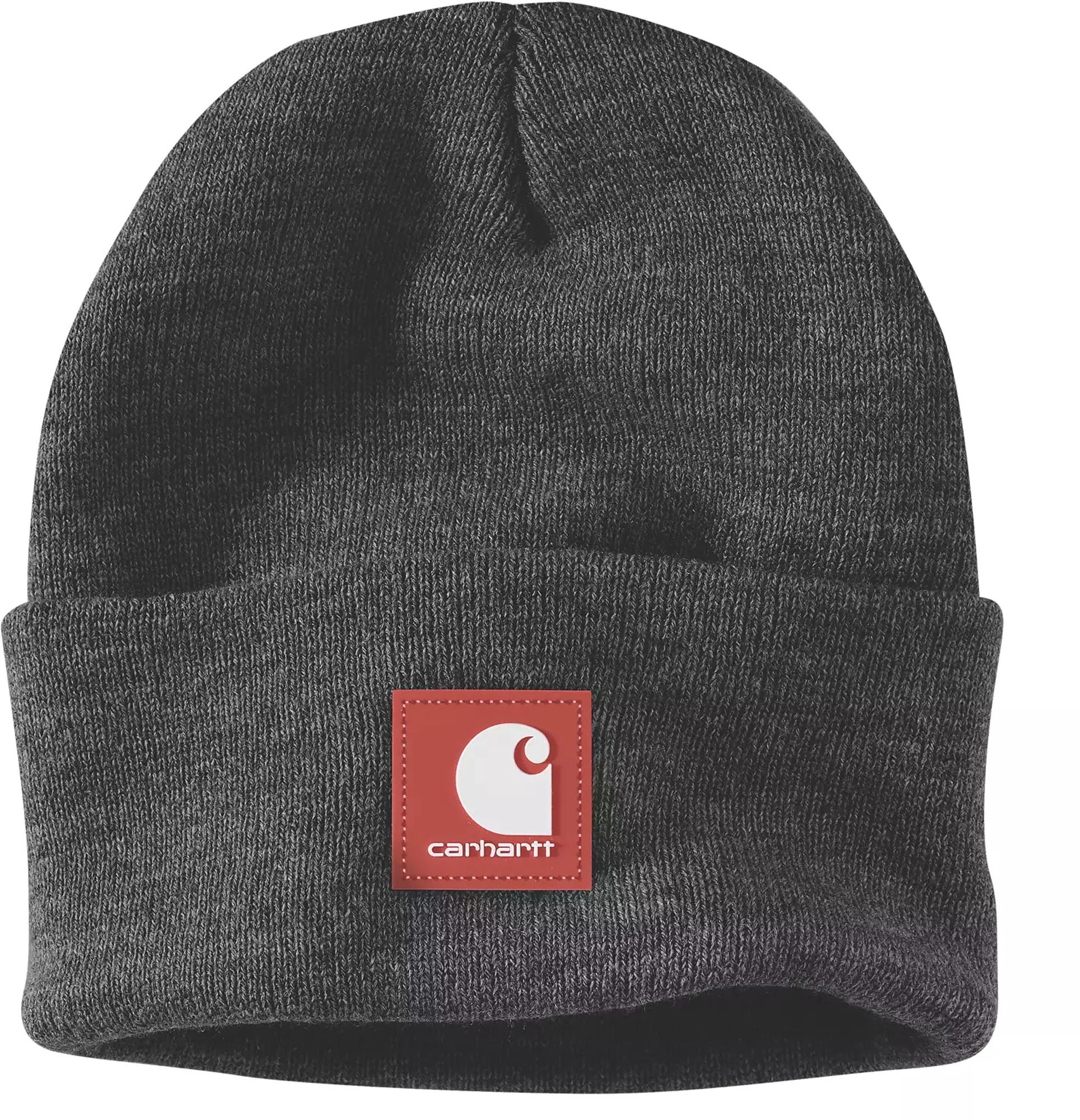 Carharrt Rubber Patch Watch Beanie  grey