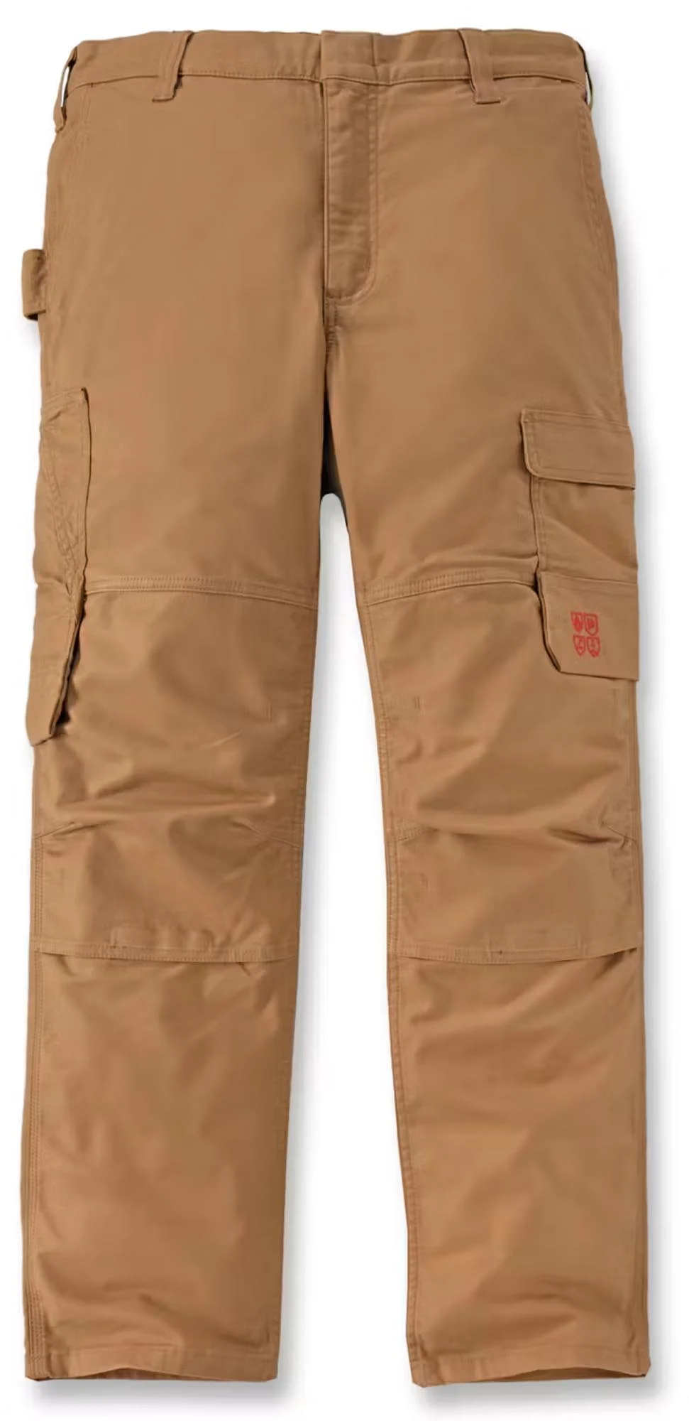 Carhartt Canvas Boise Multi-Cargo Dungaree Pants  brown