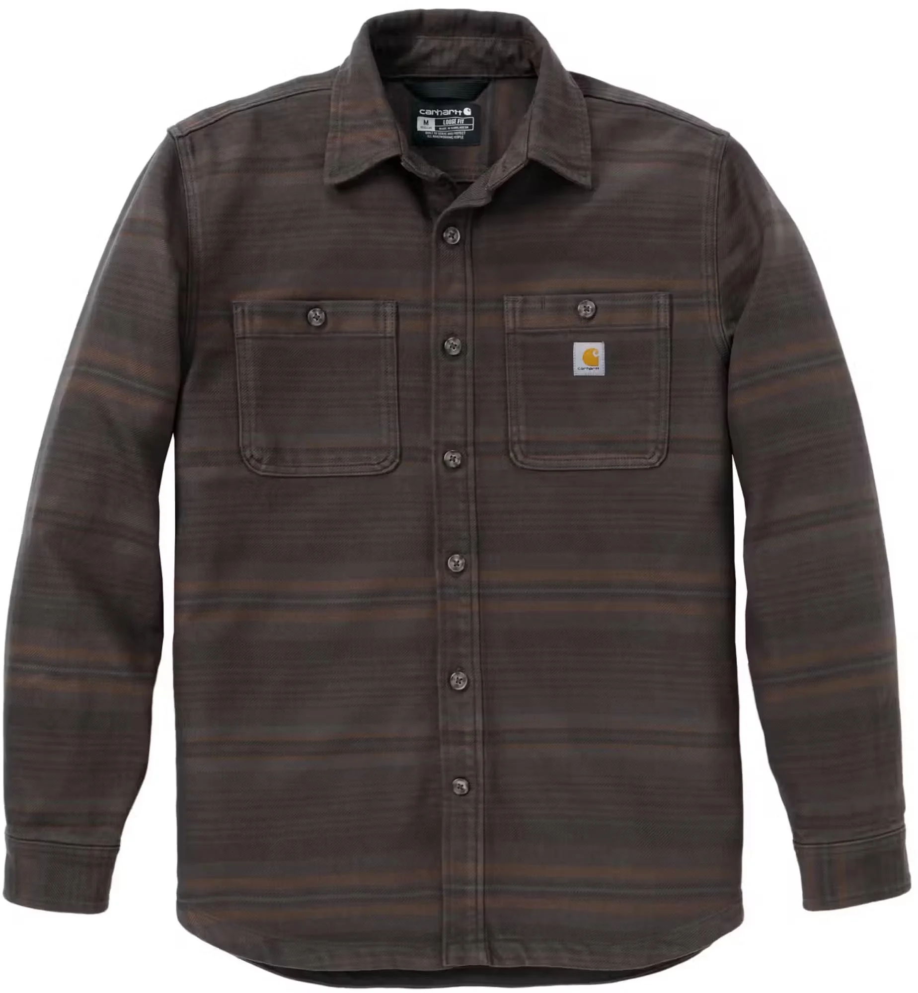 Carhartt Everett Loose LS Plaid Shirt  brown