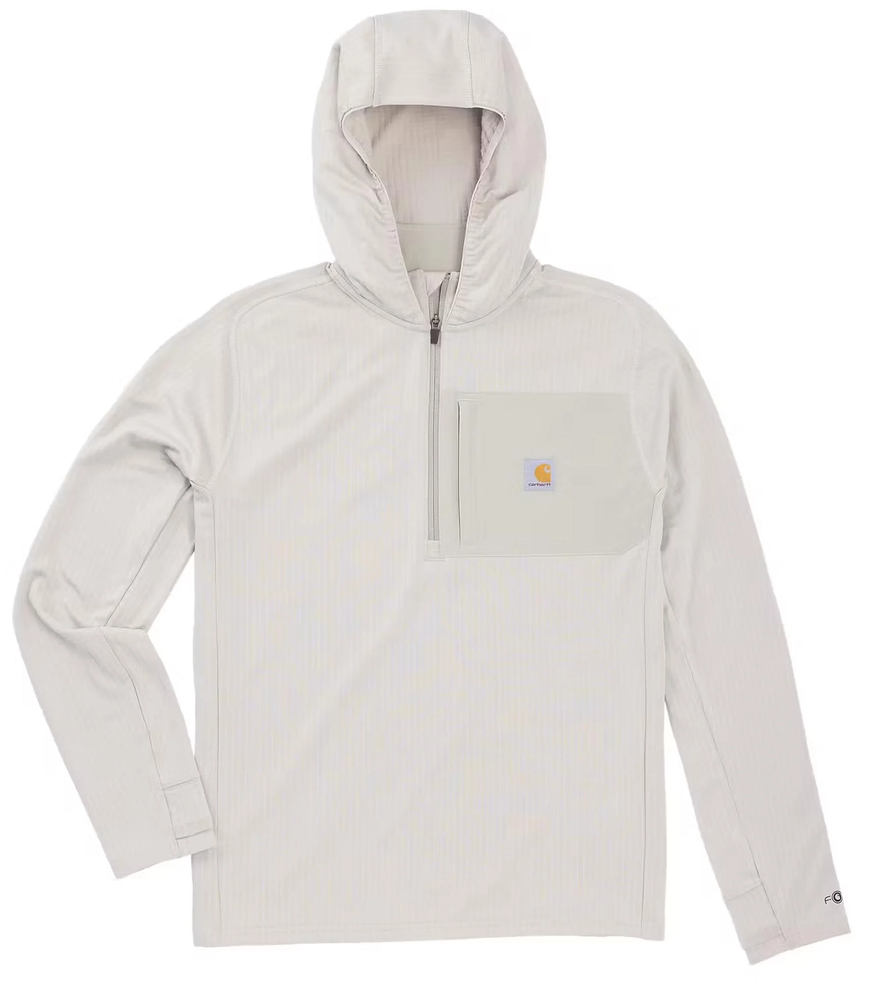 Carhartt Force Ironwood Relaxed Half-Zip Hoodie  beige
