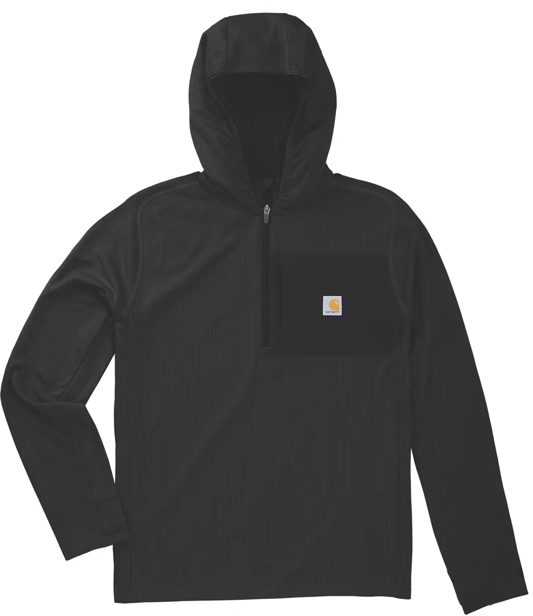 Carhartt Force Ironwood Relaxed Half-Zip Hoodie  black