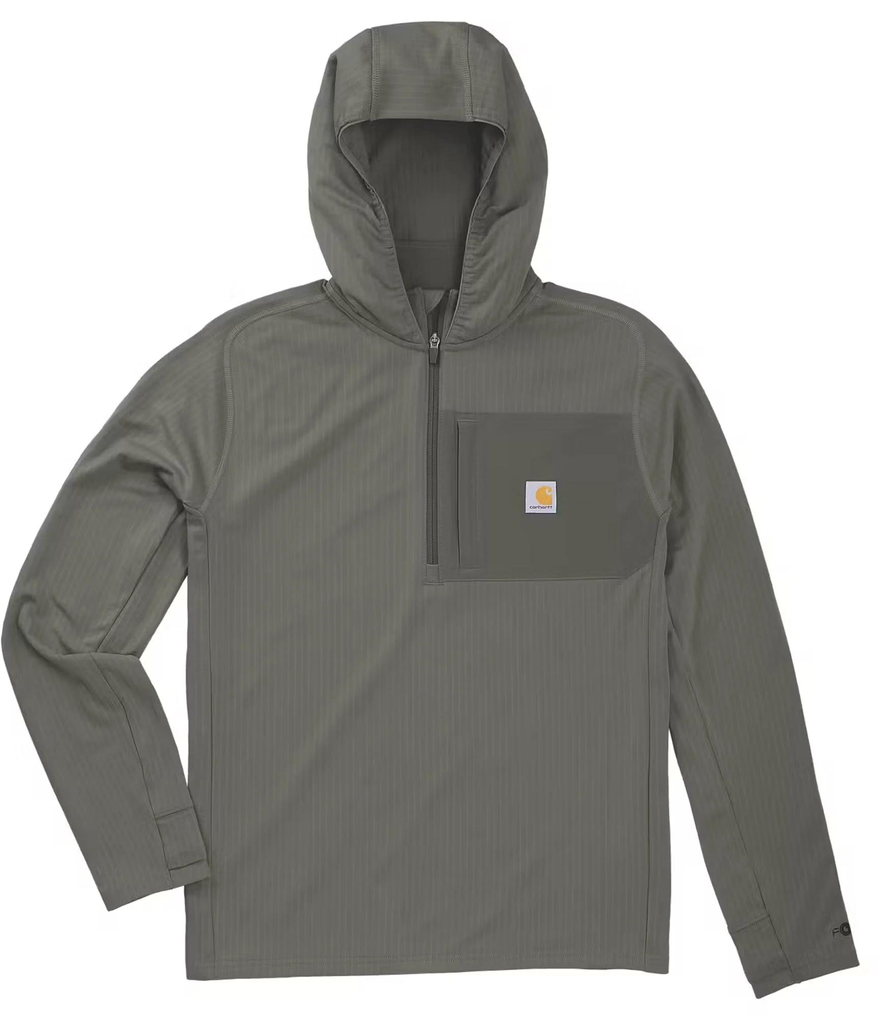 Carhartt Force Ironwood Relaxed Half-Zip Hoodie  olive/green