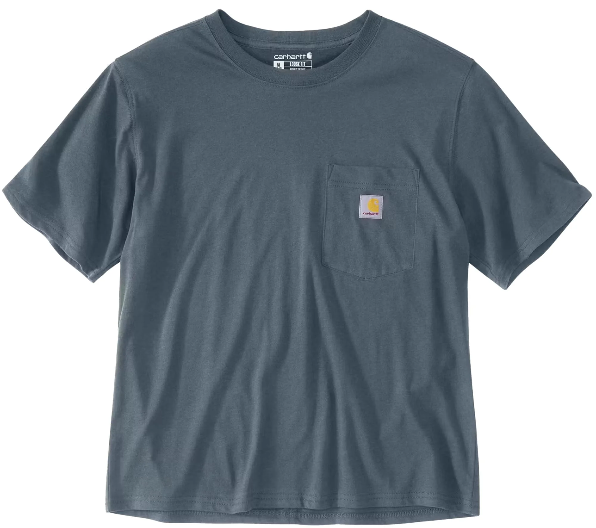 Carhartt Loose Fit Lightweight Short Sleeve Crewneck Ladies T-Shirt  Iron/Blue