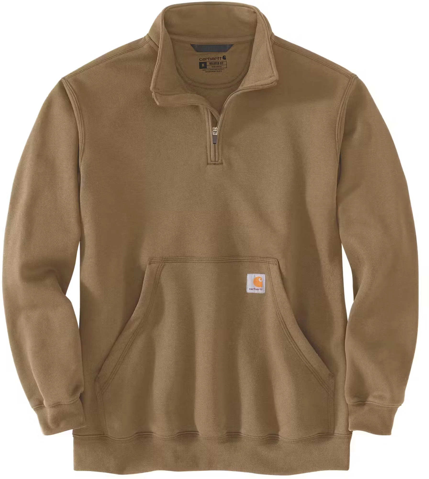 Carhartt Marquette Quarter-Zip Sweatshirt  brown