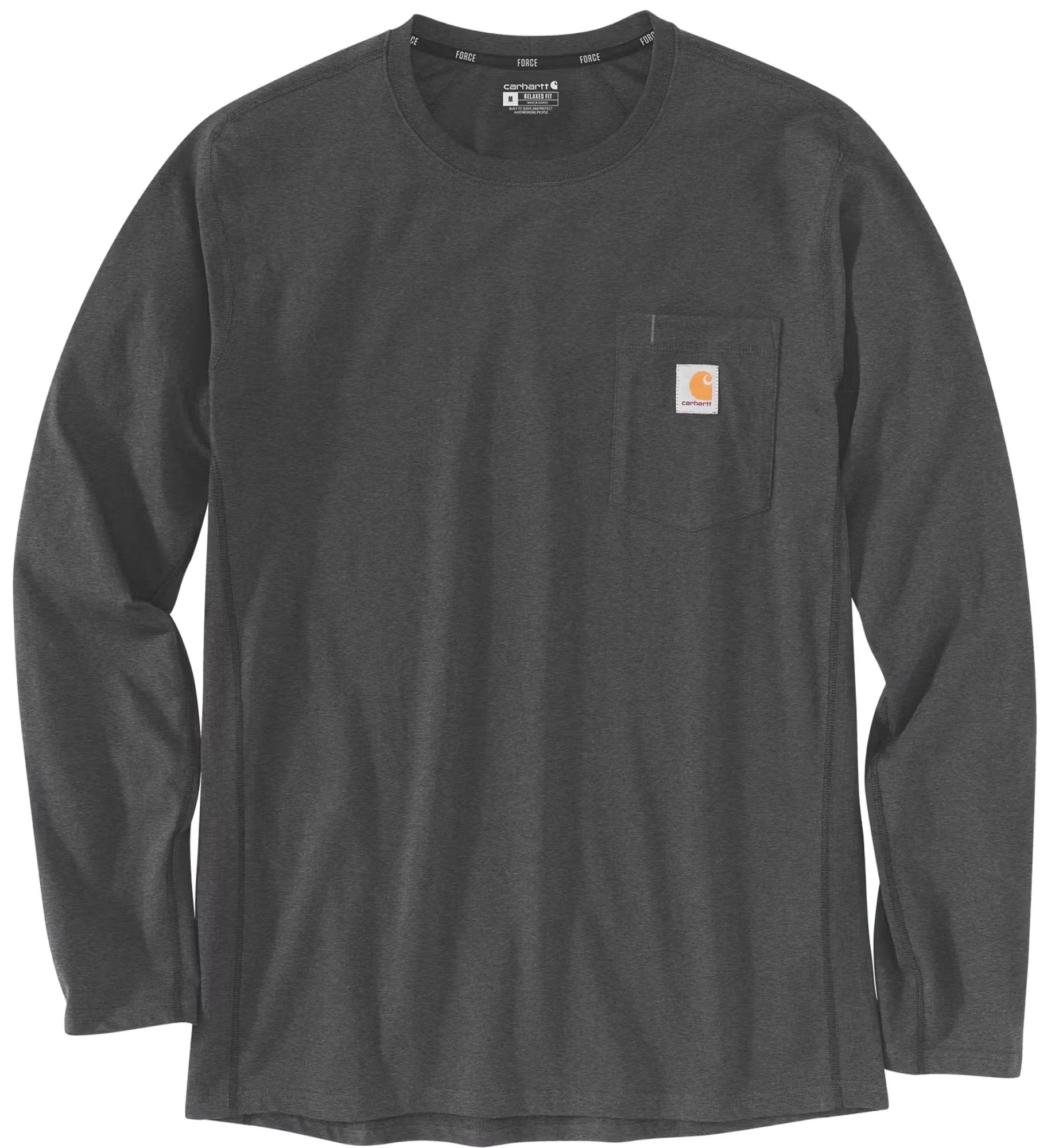Carhartt Midweight Pocket Long Sleeve Relaxed Fit  dark grey