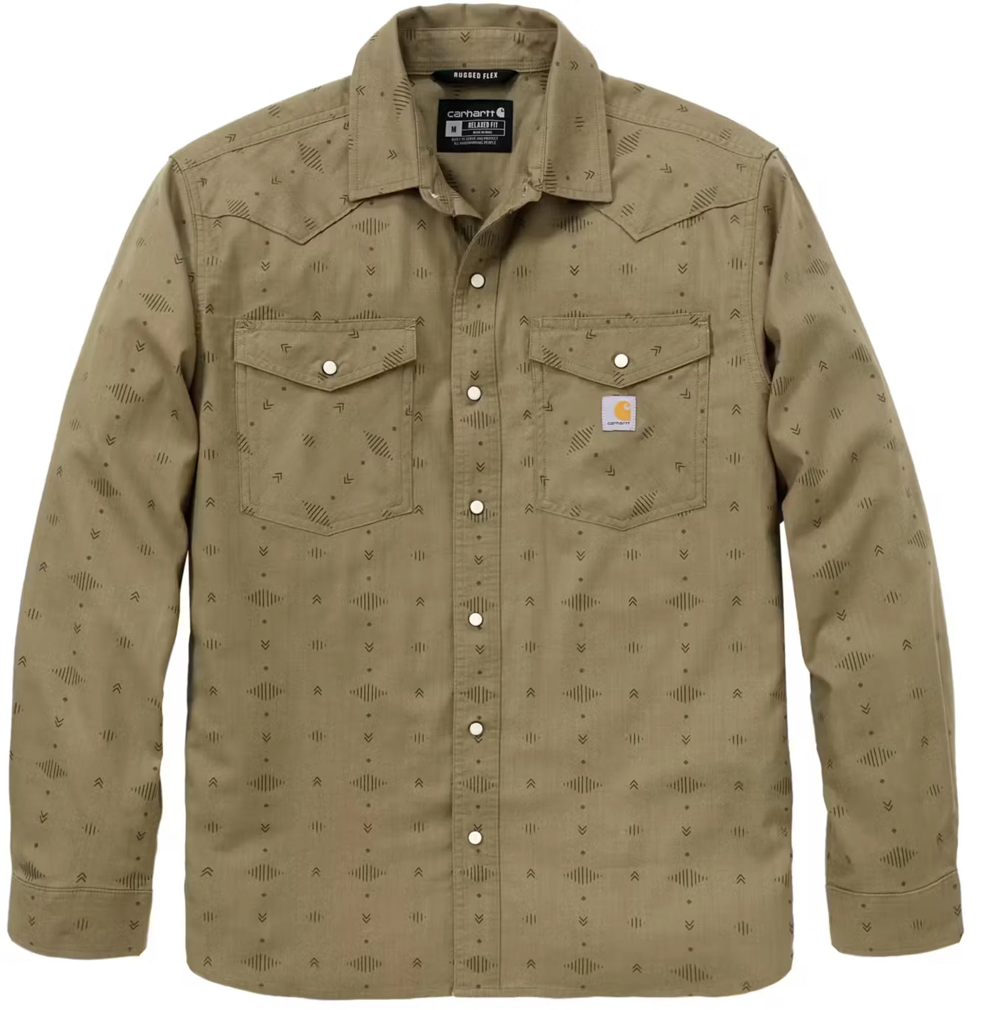 Carhartt Montana Bozeman Relaxed Plaid Shirt  Khaki